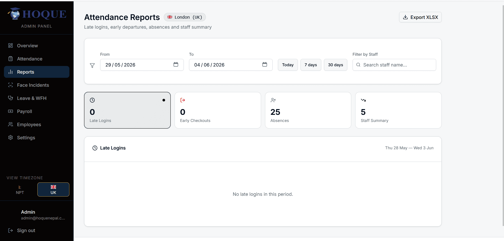 Attendance Management System